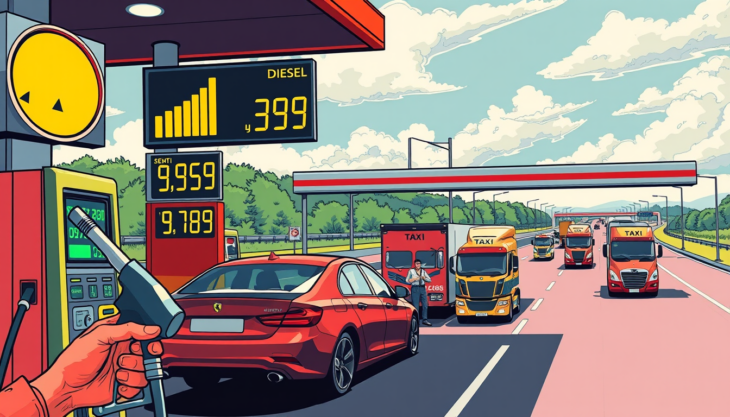 Eni fissa tetti ai carburanti, diesel autostradale ancora in rialzo