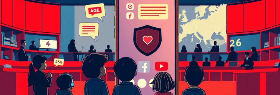 Social, l’Ue valuta il divieto di accesso ai minori di 13 anni