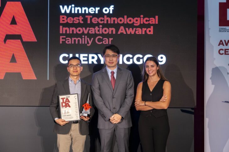 Chery conquista tre premi al Torino Automotive Design Award