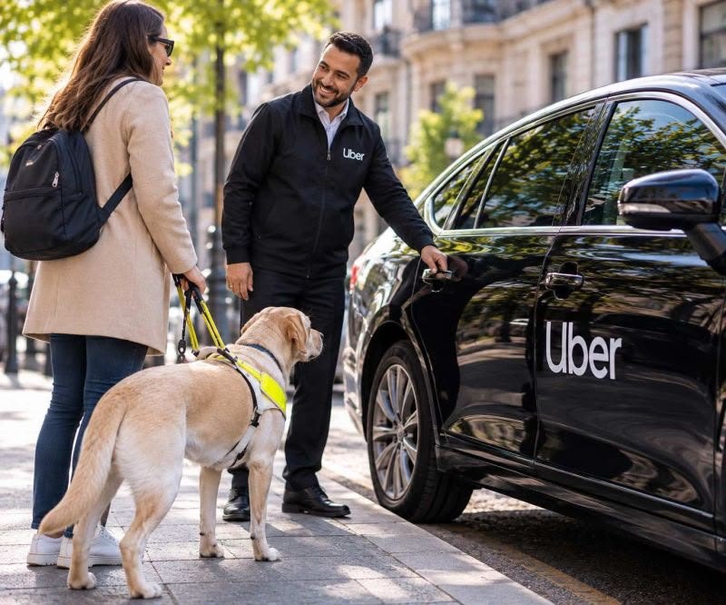 Uber, UICI e FISPIC insieme per la mobilità delle persone cieche