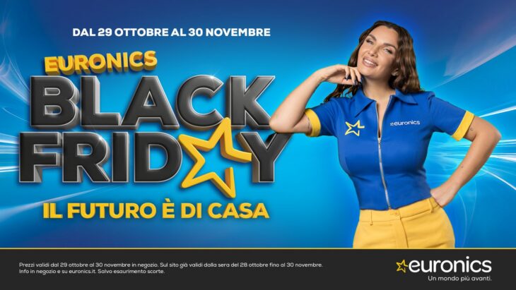 Euronics sceglie Elettra Lamborghini per gli spot del Black Friday