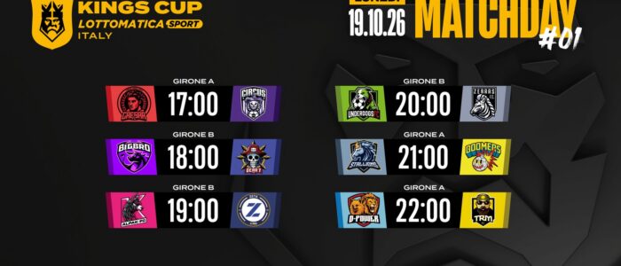 Kings Cup, dodici squadre si sfidano in diretta gratuita su DAZN