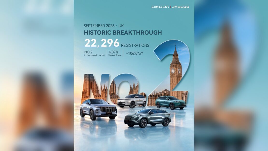 OMODA 7 avrà un sistema full hybrid con batteria da 5 kWh e V2L
