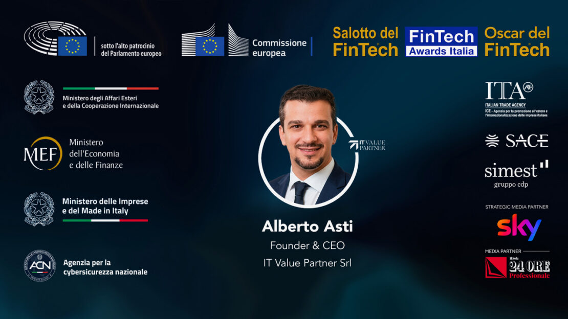 Alberto Asti, CEO di IT Value Partner, relatore del Salotto del FinTech 2026