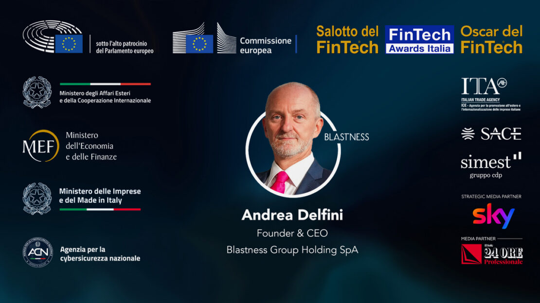 Andrea Delfini, Founder e CEO di Blastness, relatore del Salotto del FinTech 2026