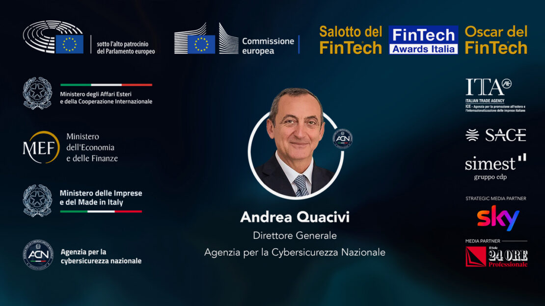 Andrea Quacivi, Agenzia per la Cybersicurezza Nazionale, relatore del Salotto del FinTech 2026