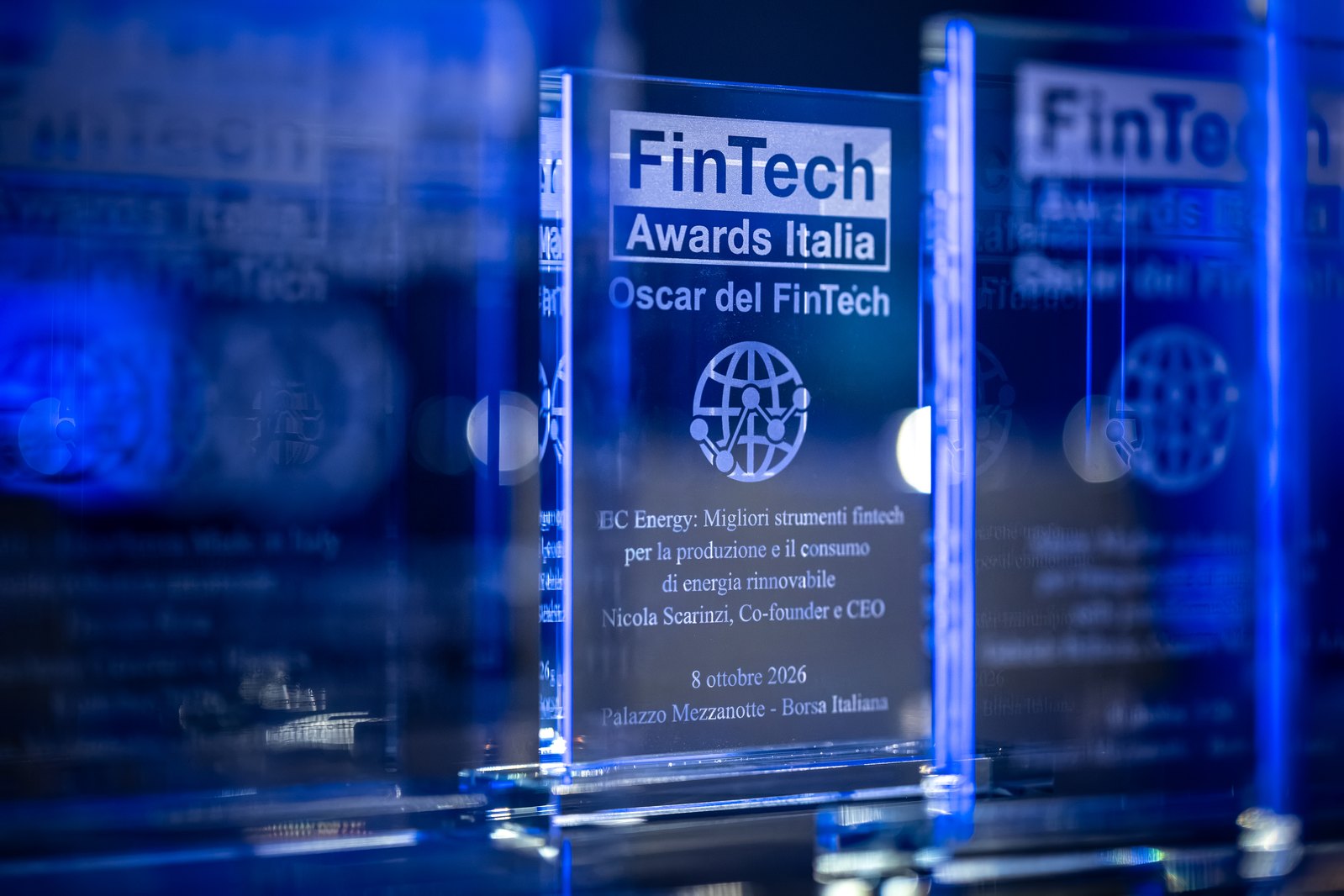 I trofei degli Oscar del FinTech 2026