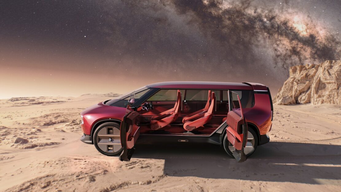 Renault svela E-Space Concept, monovolume con interni modulabili