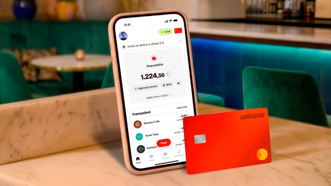 Satispay offre la carta di debito Red anche senza abbonamento